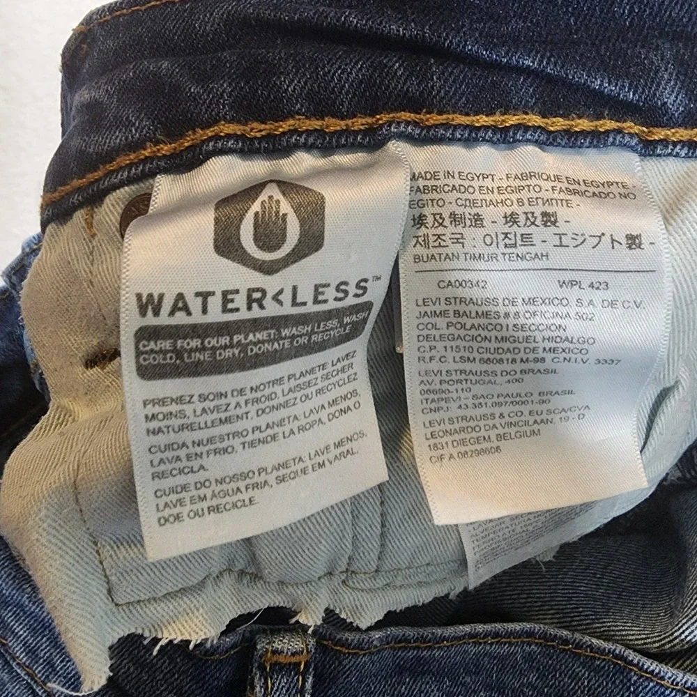 Levis 511 Slim Fit Jeans Mens 36x32 Blue Denim Medium Wash 18181-0119